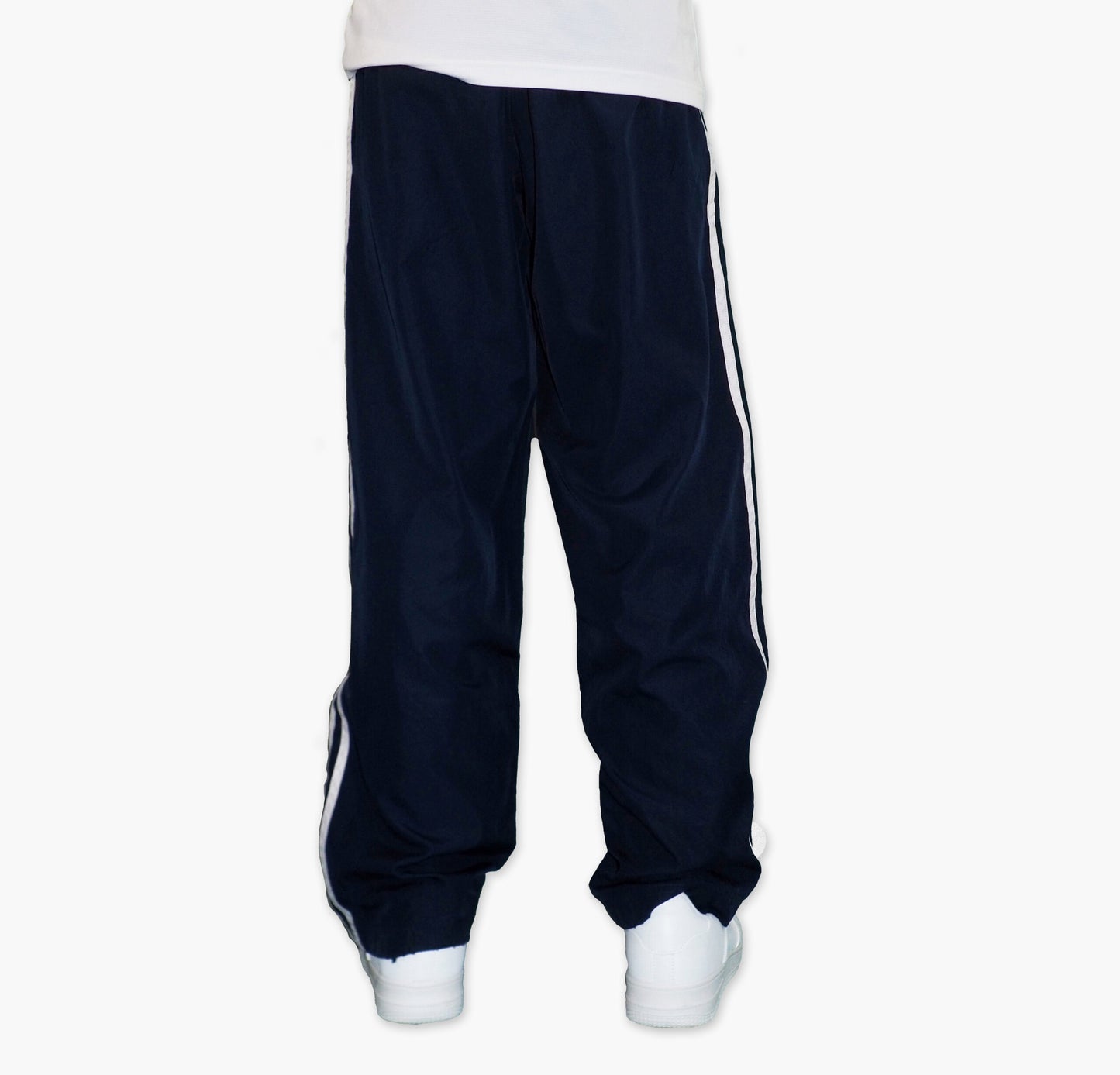 Adidas Nylon Track Pants Gesticktes Logo (M)