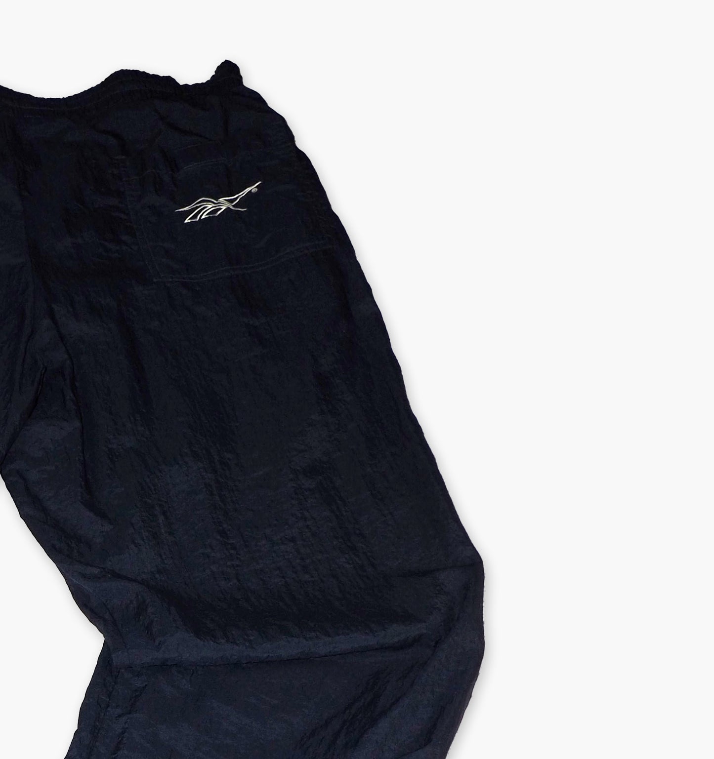 Reebok Nylon Track Pants Gesticktes Logo (M)