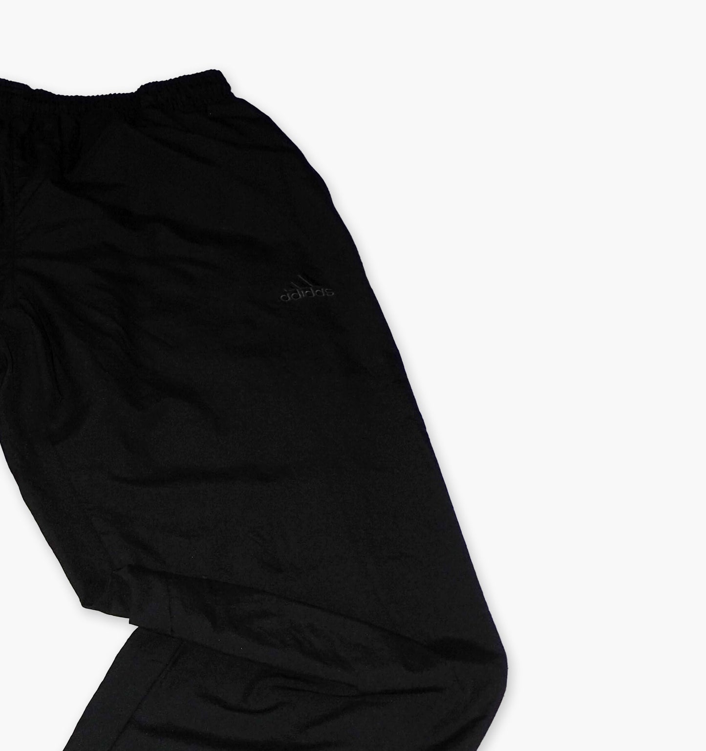 Adidas Nylon track Pants Gesticktes Logo (L)