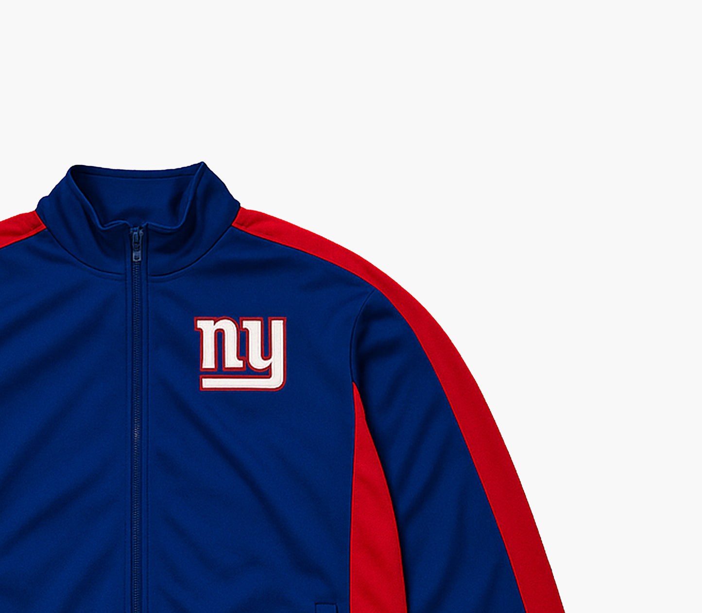 NFL New York Giants Track Jacket Embroidered Logo (L)