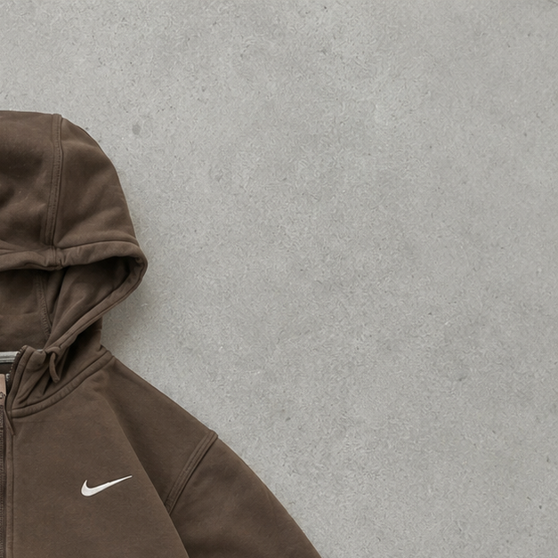 USA 90s 80s Y2K 2000 Nike Hoodie Grey Rare (S)