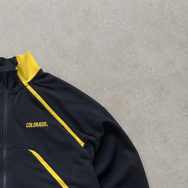 Nike Jacket Black, Yellow Limited Stitched Logo (Size L)