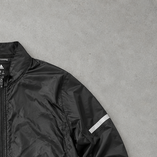 adidas Jacket Schwarz, Weiß Rare (M)