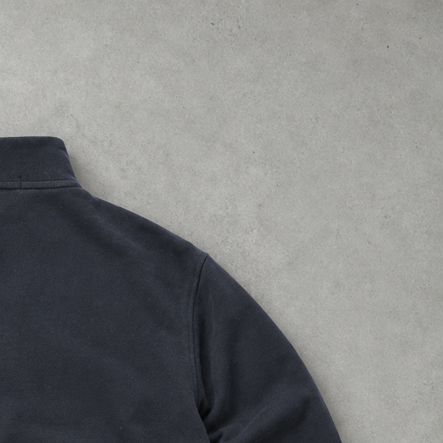 Ralph Lauren Half-Zip Sweater Marineblau Rare (L)
