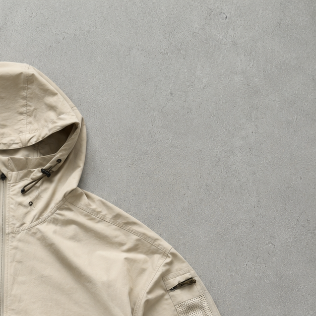 The North Face Windbreaker Cream, Beige Rare (M)