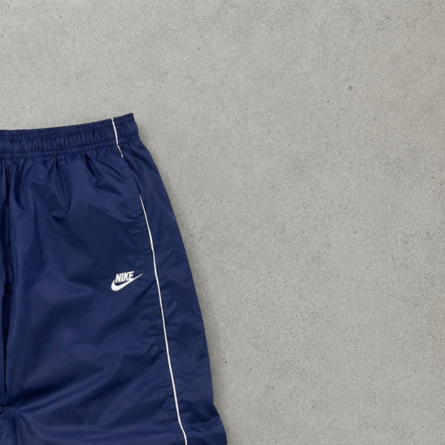 80s Y2K Nike Track Pants Marineblau Rare (M)