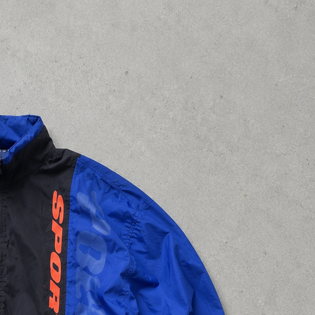 Polo Sport 90s Ralph Lauren Windbreaker Black Blue Limited (L)