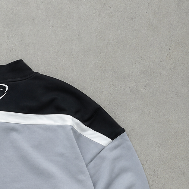 90s Y2K Nike Jacket Black, Grey Rare (S)