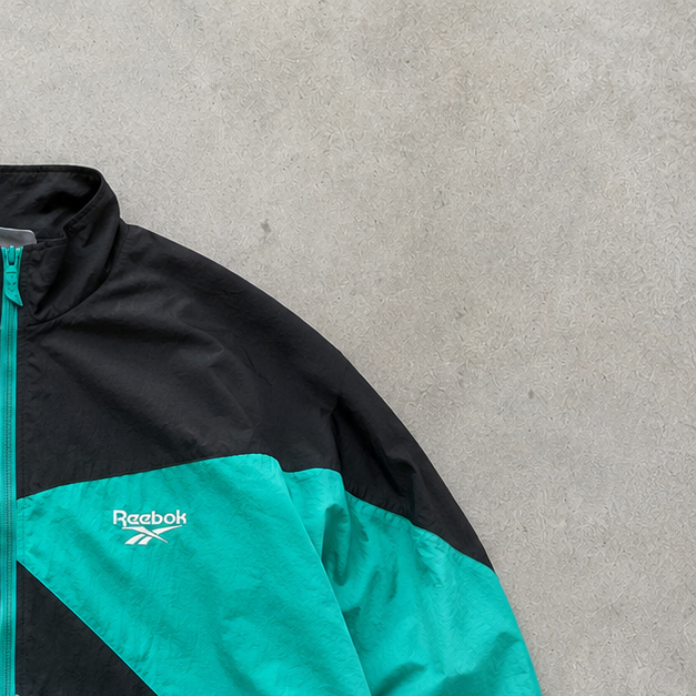 Reebok Jacket Green / Black Rare (S)