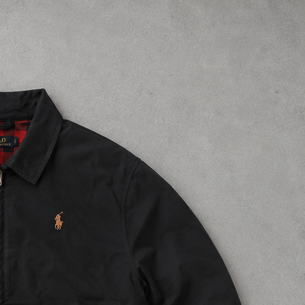 Ralph Lauren Harrington Jacket Schwarz Limited (L)