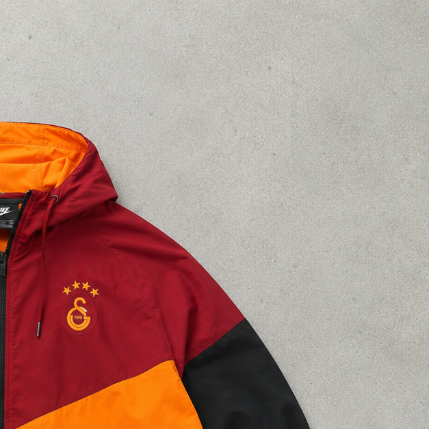 2020 Nike Windbreaker Orange Burgundy Limited (XXL) Stitched Logo