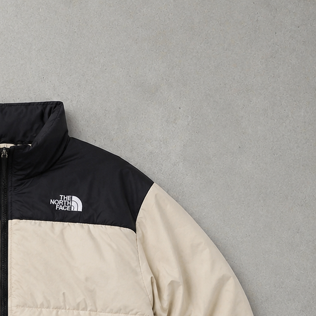 The North Face Vest Beige, Schwarz Rare (M)