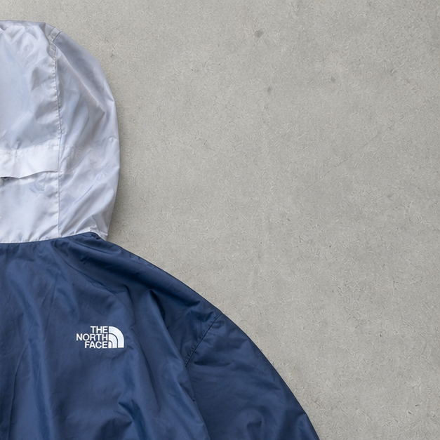The North Face Track Jacket Blue, White Rare (L)