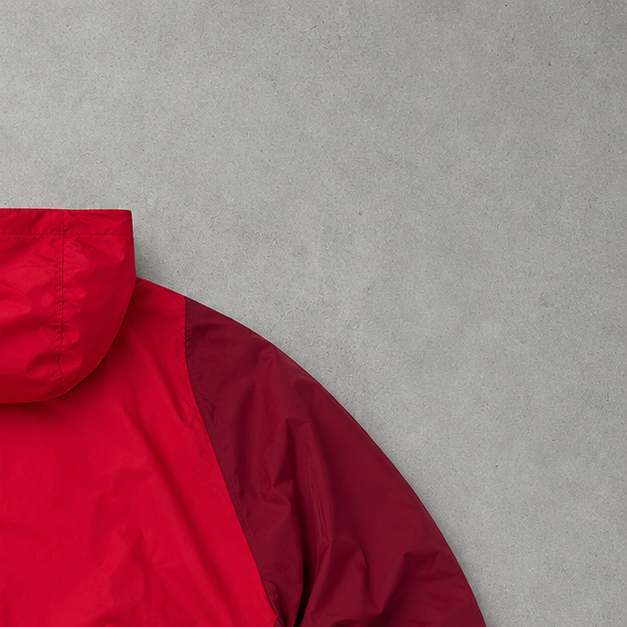 FC Annecy Adidas Windbreaker Rot, Burgunderrot Limited (Size S)