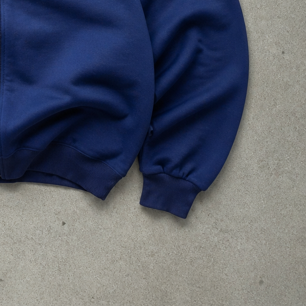 Adidas Track Jacket Marineblau Rare (M) Stitched Logo