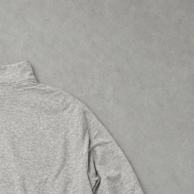 Polo Ralph Lauren Half-Zip Sweater Grau Rare (L)