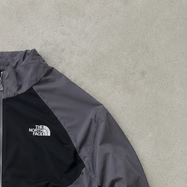 The North Face Jacket Grey, Black Rare (M)