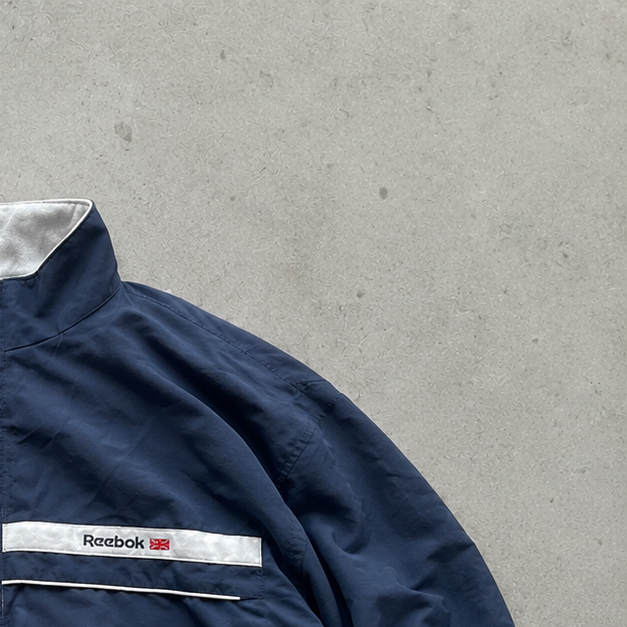 2000 Reebok Jacket Navy / White Rare (S)
