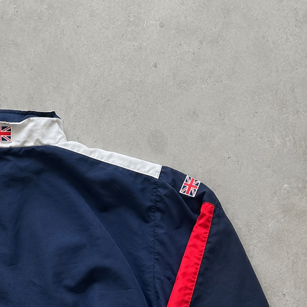 Reebok Classic Jacket Red / Navy Rare Stitched Logo (M)