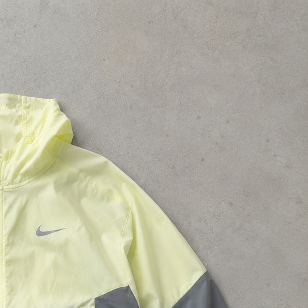 Nike Jacket Yellow, Grey Rare (Size L)