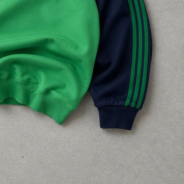 Adidas Polo Shirt Grün Rare (M) Stitched Logo