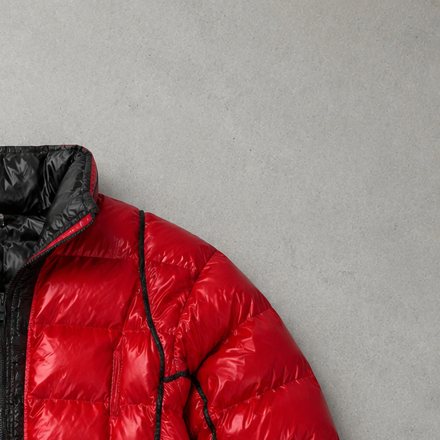 The North Face Jacket Schwarz, Rot Rare (S)