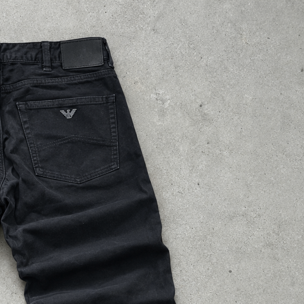 Armani Jeans Jeans Black Rare (M)