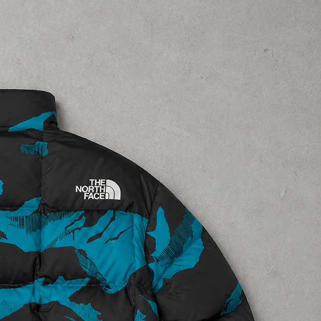 The North Face Jacket Schwarz, Blau Rare (M)