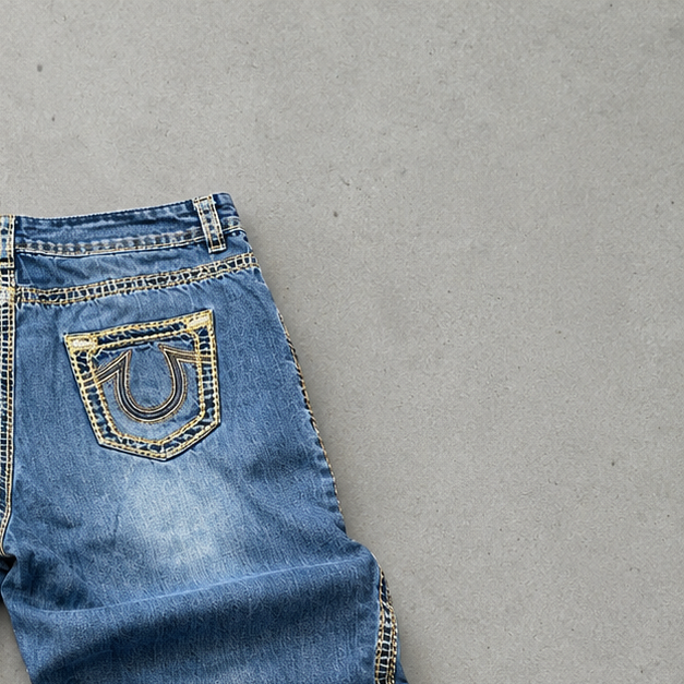 True Religion Pants Hellblau, Blau Rare (L)