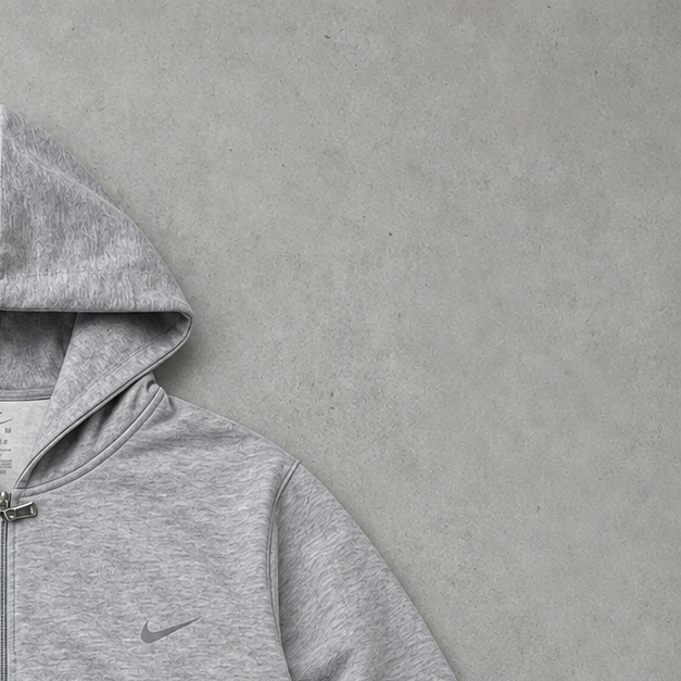 Y2K Nike Hoodie Grau Rare (M)