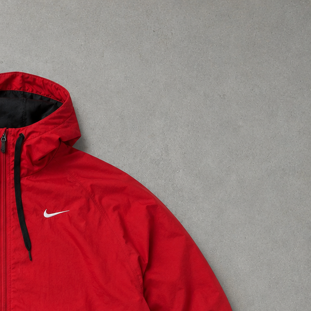 Y2K Nike Windbreaker Rot Rare (M)