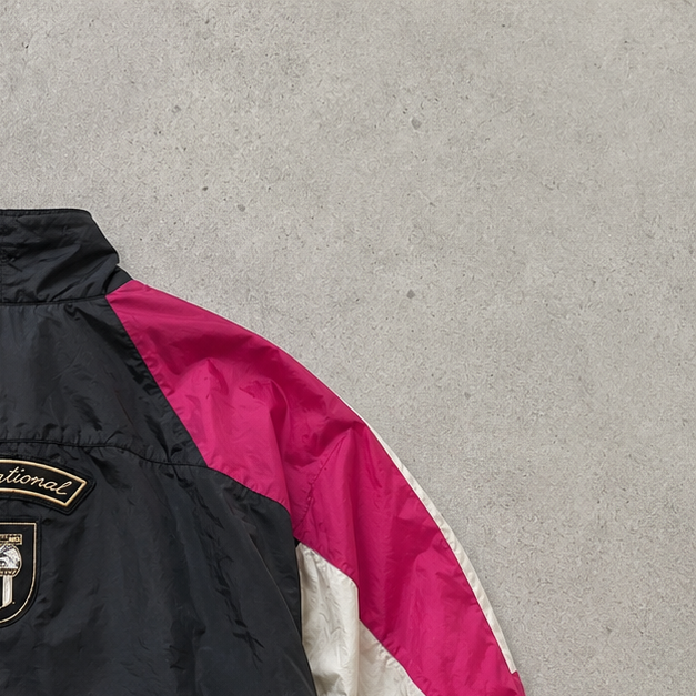 90s Vintage Nike Windbreaker Black, Pink Rare (M)
