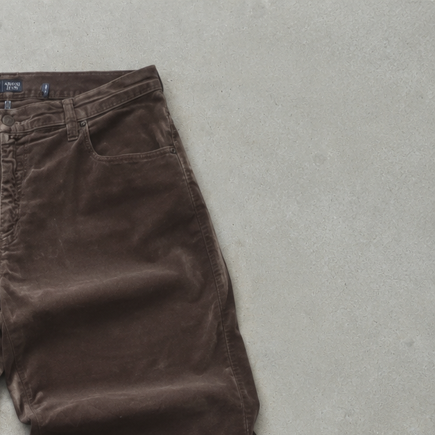 90s Y2K 2000 Armani Jeans Jeans Braun Rare (W35 | DE 50)