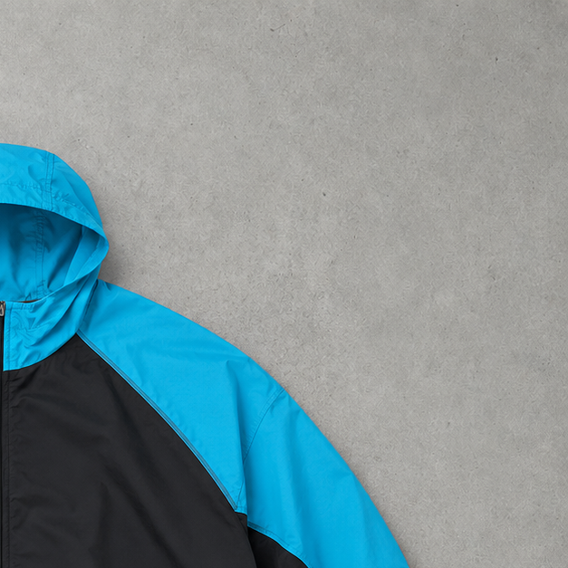 Nike Windbreaker Schwarz, Türkis Limited (M)