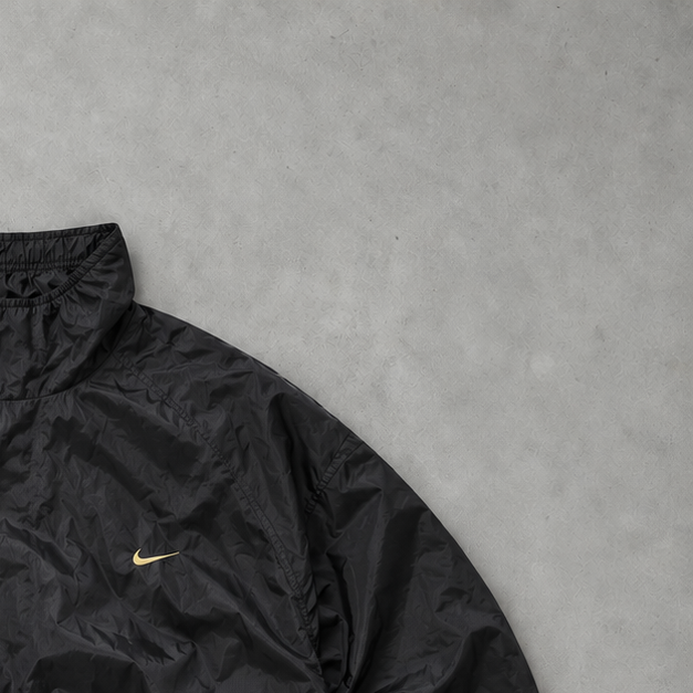 Veste de survêtement Nike années 2000 noire rare (L)