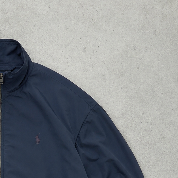 Ralph Lauren Harrington Jacket Navy Limited Stitched Logo (S)
