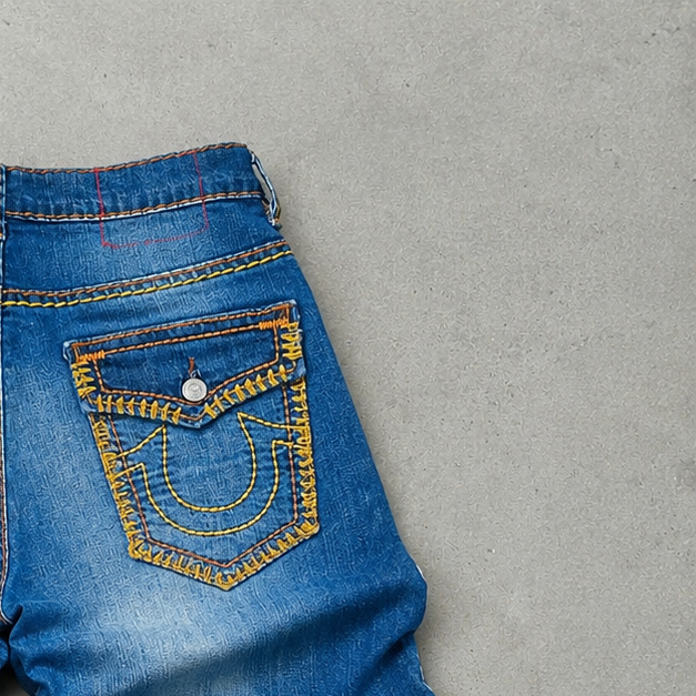 Y2K True Religion Jeans Blau, Hellblau Limited (W31 | DE 46)