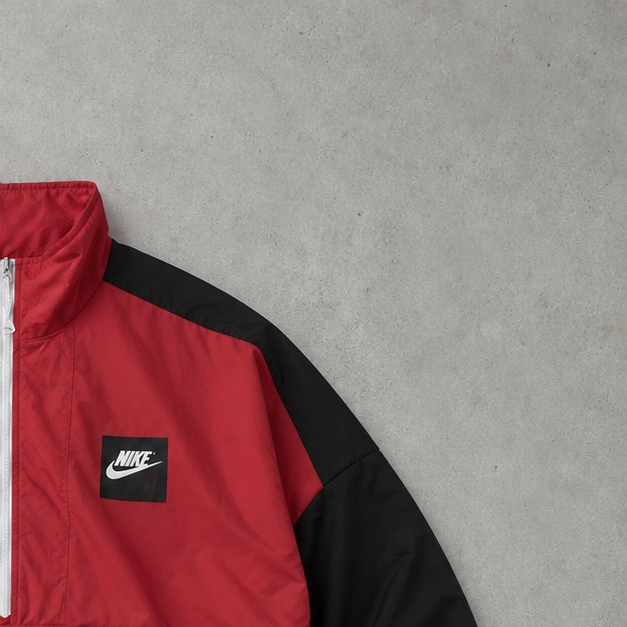 Nike Windbreaker Rot, Schwarz Rare (L)
