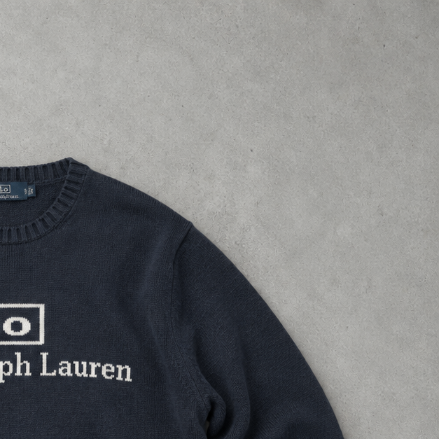 Polo Ralph Lauren Sweater Marineblau Rare (S)