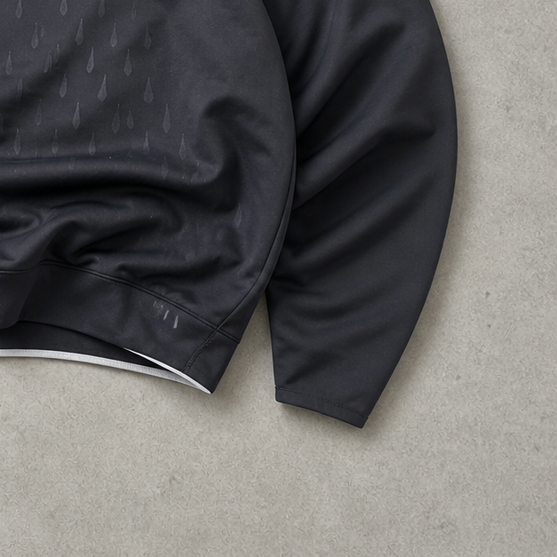 Adidas Fleece Jacket Schwarz Rare (L) Stitched Logo