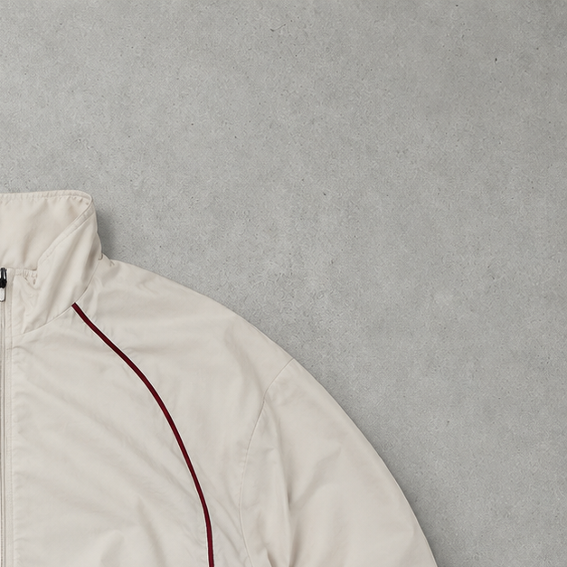 Nike Jacket Beige, Rot Rare (S)
