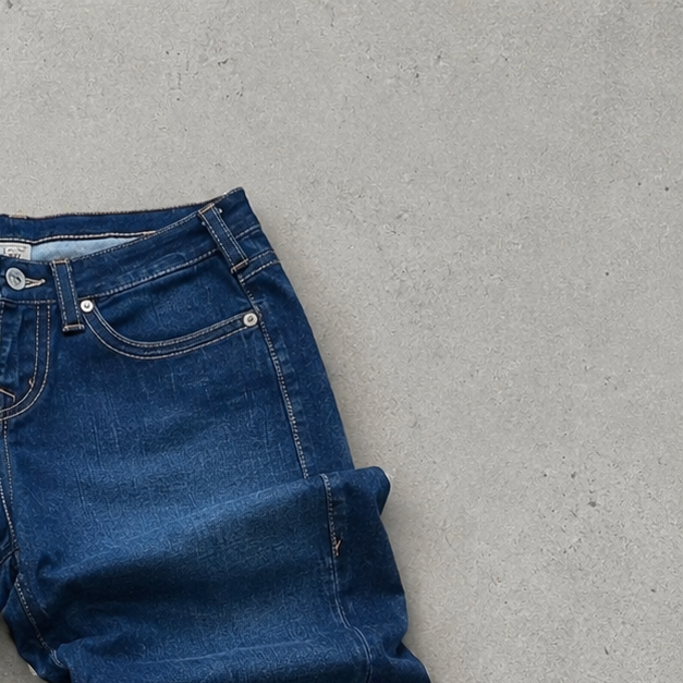 Y2K True Religion Jeans Marineblau Limited (S)