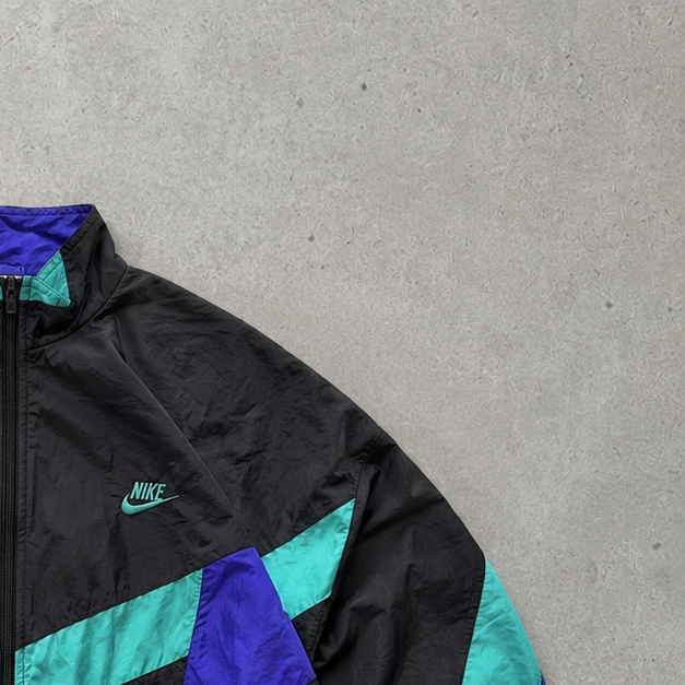 Vintage Nike Jacket Black, Purple Rare (S)