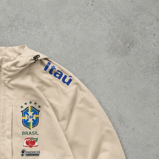 Brazil Nike Jacket Cream Limited (Size L)