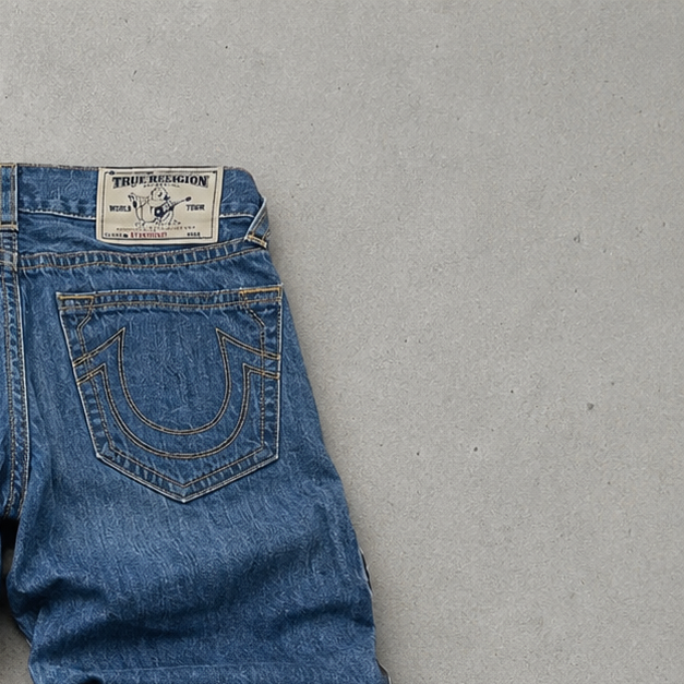 Y2K True Religion Pants Blau Rare (W29 | DE 44)