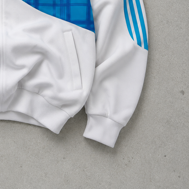 Adidas Vest Weiß, Hellblau Limited (XL) Stitched Logo