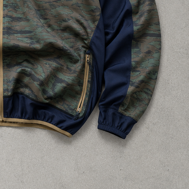 Nike Jacket Dunkelgrün, Blau Rare (XL) Stitched Logo
