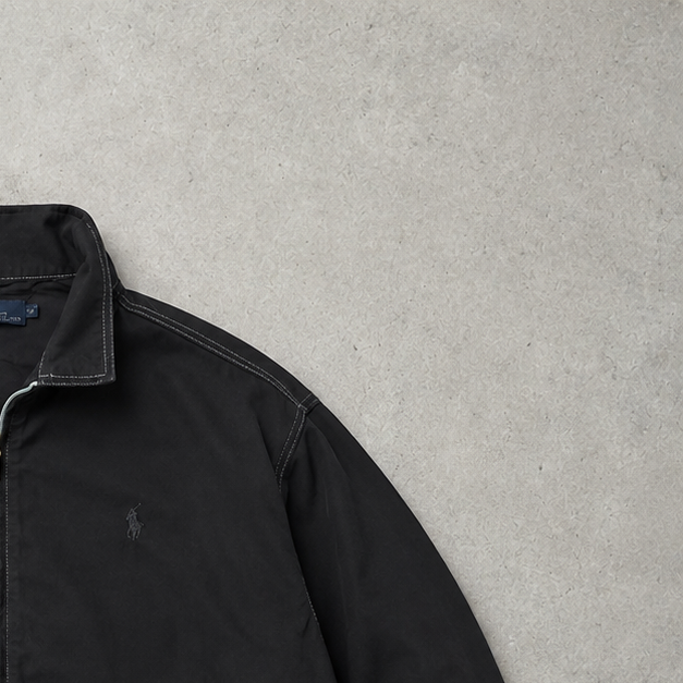 Ralph Lauren Harrington Jacket Schwarz Rare (L)
