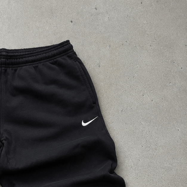 NIKE Track Pants Black Limited (M) Stitched Logo