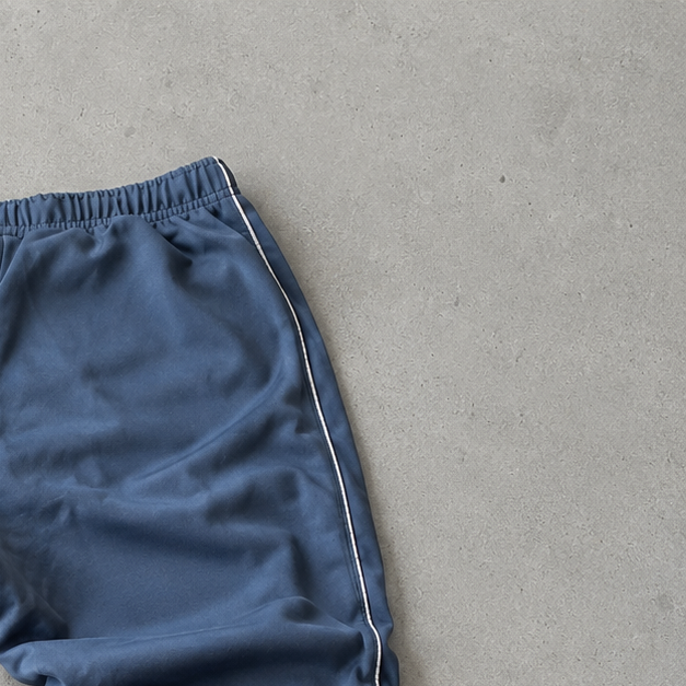 NIKE Track Pants Grey / Blue Rare (M)